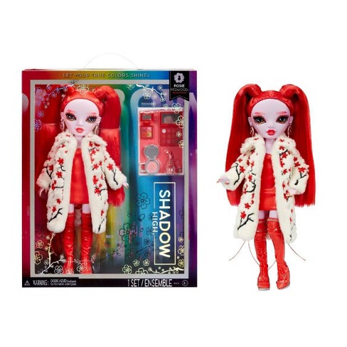 Rainbow High Shadow High Rosie - Red Fashion Doll Outfit Extra Long Hair &  10+ Colorful Play Accessories