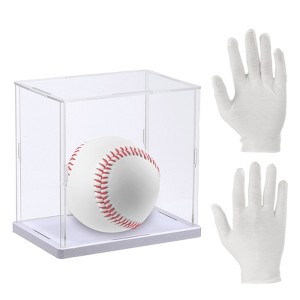 Unique Bargains Acrylic Dustproof Figure Doll Model Collectible Display Box - 1 of 4