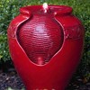 Teamson Home 16.93" Outdoor Glazed Pot Water Fountain - 3 of 4