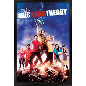 Trends International The Big Bang Theory - Key Art Framed Wall Poster Prints - 1 of 4