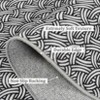 COZONY Area Rug Runner Mat Carpet, Machine Washable Stain Resistant Abstract Design Indoor Carpet - 3 of 4