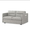 CAVINAS Convertible Pull-Out Sleeper Sofa, Loveseat Sofa Bed with Pull-out Bed, Adjsutable Back and 2 Arm Pocket, Couches for Living Room - 4 of 4