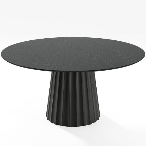 Dovelina Round Dining Table Mid-Century Dining Room Table with Designer Table Base - image 1 of 4