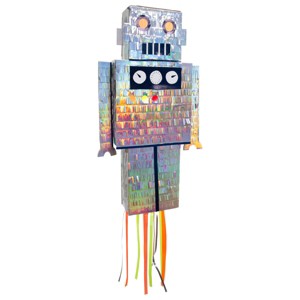 Meri Meri Robot Party Piñata (Pack of 1) - 1 of 4