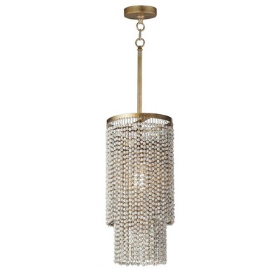 Maxim Lighting Fontaine 1 - Light Pendant in  Golden Silver