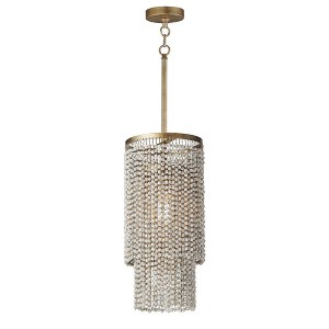 Maxim Lighting Fontaine 1 - Light Pendant in  Golden Silver - 1 of 3
