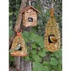 Gardener's Supply Company Roosting Pockets, Set of 3 | Natural Rustic Bird Houses Provide Cozy Shelter for Small Wrens Finches and Songbirds - image 2 of 2