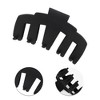 Unique Bargains Women's Fashion Elegant Frosted M-shaped Hair Clips 4.13"x2.36"x1.97" Black 1 Pc - 3 of 3