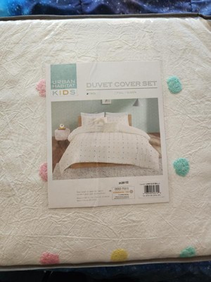 Kelsey Cotton Jacquard Pom Pom Kids' Duvet Cover Set - Urban Habitat ...