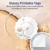 Avery Printable Round Scalloped Tags with Sure Feed Technology, 2-1/2" Diameter, Glossy White Cardstock, Print-to-the-Edge, Laser/Inkjet, 225 Total - 2 of 4