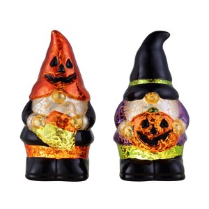 Mr. Halloween Mercury Glass LED Gnome Lights - 6" - Set of 2 - 1 of 4