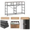 Dresser for Living Room with 10 Drawers,45"" Wide 10-Drawer Fabric Dresser,Modern Chest with Fabric Bins, Steel Frame & Wood Top,Lightweight TV Stand - 4 of 4