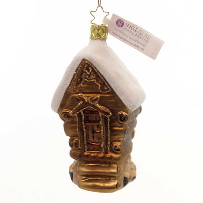 Inge Glas 4.25" Witch Haus Halloween Germany  -  Tree Ornaments