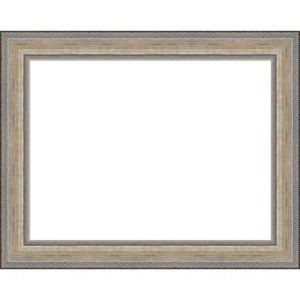 Amanti Art Fleur Champagne Silver Framed Dry Erase Magnetic Board - 1 of 4