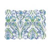 C&F Home Juliet Quilted Reversible Bright Paisley Placemats Set of 6, 13" x 19" - 4 of 4