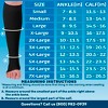 ABSOLUTE SUPPORT – Women’s Sheer Toeless Compression Socks – 15-20mmHg – 3 Pairs – A413 - 4 of 4
