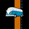 Boy's Design By Humans Van life By gegogneto T-Shirt - 2 of 2