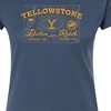 Women's - Yellowstone - Dutton Ranch Badge Fitted Graphic T-Shirt - 2 of 4