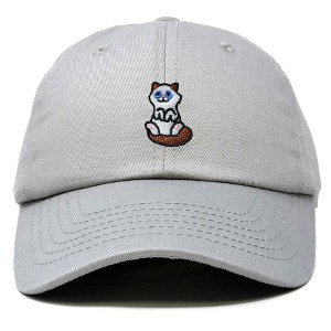 Dalix Ragdoll Cat Embroidered Cotton Dad Hat Cute Cat Lover Adjustable Baseball Cap for Everyday Style Womens - 1 of 4