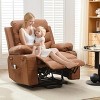 GustoWave Oversized Power Lift Recliner with Massage & Heat for Elderly, Big & Tall Reclining Chair, Single Lazy Boy Recliner Sofa - 4 of 4