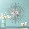 Dahlia Studios Castallia Silver 28" Round Metal Wall Clock - 2 of 4