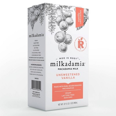 Milkdamia Unsweetened Vanilla Milk - 32 fl oz