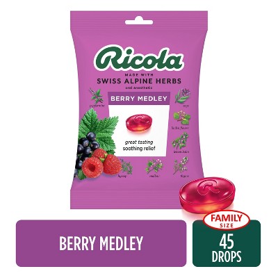 Ricola Cough Drops - Berry Medley - 45ct