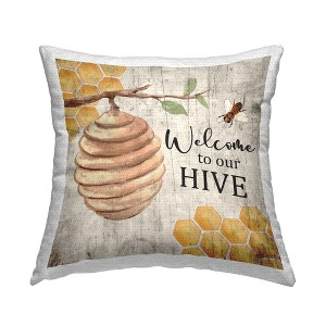 Stupell Industries Welcome To Our Hive, 18 x 18 - 1 of 3
