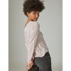Lucky Brand Women's Long Sleeve Notch Neck Top - 2 of 4