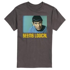 Men's - Star Trek - Spoc Seems Logical Short Sleeve Graphic T-Shirt - 1 of 4