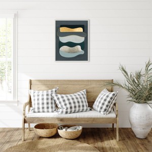 Amanti Art Underwater Coins II by Grace Popp Framed Canvas Wall Art Print - 1 of 4