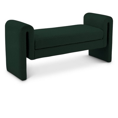 Meridian Furniture,Stylus Boucle Fabric Bench