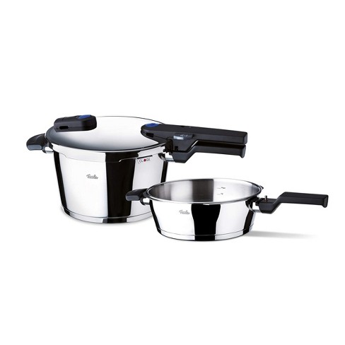 Fissler Stainless Steel Vitaquick Pressure Cooker With Glass Lid