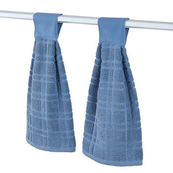 Collections Etc Set Of 2 Hanging Towels