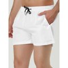 TATT 21 Men's Summer Solid Color Mesh Lining Beach Swim Board Shorts - 3 of 4