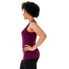 Rekucci Curvy Woman Travel in Style Scoop Neck Tank Top – Comfortable, Flattering & Wrinkle-Resistant - Black , 2X - 2 of 3
