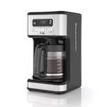Mr. Coffee 14 Cup Programmable Coffeemaker with Reusable Nylon Filter and Advanced Water Filtration