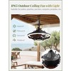 Arceso 20" Modern Outdoor Ceiling Fan with Light - Remote & App Control, 6 Speeds, 3 Color Temperatures for Patio, Entryway, Outdoor - 4 of 4
