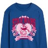 Men's - Star Wars - Valentine Bb8 Yoda and friends Collegiate Long Sleeve Graphic T-Shirt - 2 of 4