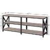 Yaheetech Vintage TV Stand for TV up to 70 Inches 3-Tier TV Console Table - 3 of 4
