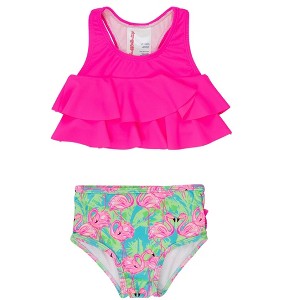 RuffleButts Girls Flounce Bikini - 1 of 4