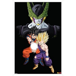 Trends International Dragon Ball Z: Cell Saga - Group Framed Wall Poster Prints - 1 of 4