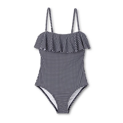flounce swimsuit one piece
