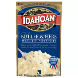 Idahoan Gluten Free Butter & Herb Mashed Potatoes - 4oz