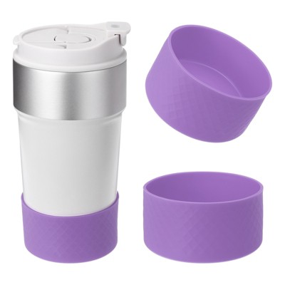 Unique Bargains Silicone Anti-Slip Protective Reusable Water Bottle Boot 2 Pcs