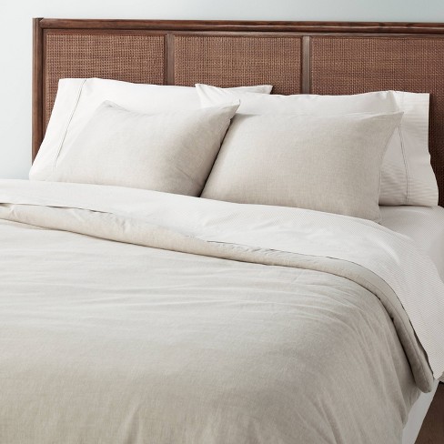 Linen deals comforter king