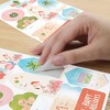 Big Dot of Happiness Beach Christmas Gift Tag Stickers, Assorted Tropical Holiday Gift Tag Labels, To and From Stickers - 12 Sheets - 120 Stickers - 4 of 4