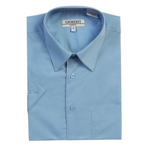 Gioberti Men's Short Sleeve Solid Dress Shirt - 1 of 3