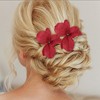 Unique Bargains Women's Elegant Flower Hair Clip 2 Pcs - 2 of 4