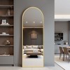 MAYEERTY Full Length Mirror, Floor Standing Mirror with Stand, Wall Mounted Hanging - 4 of 4